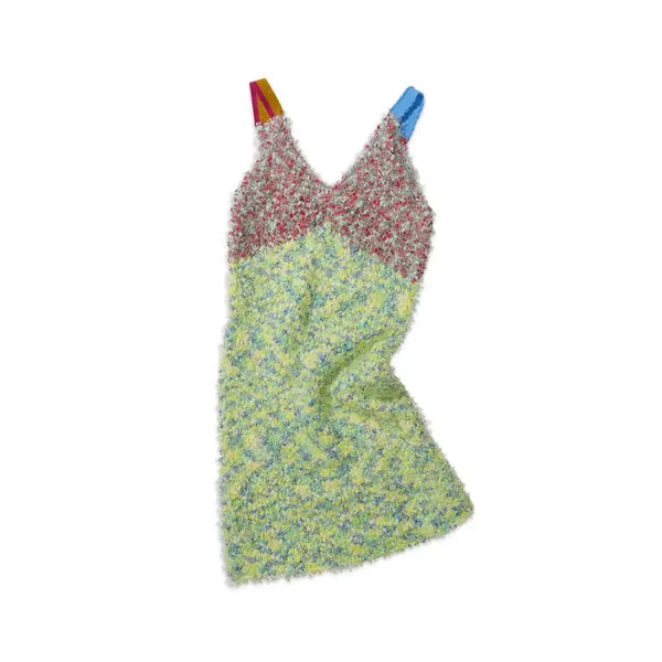 [BUNJANG] ANDERSSON BELL Hairy Sleeveless Knit Dress (Foggy Lemon) / 앤더스벨 슬리브리스 니트 드레스
