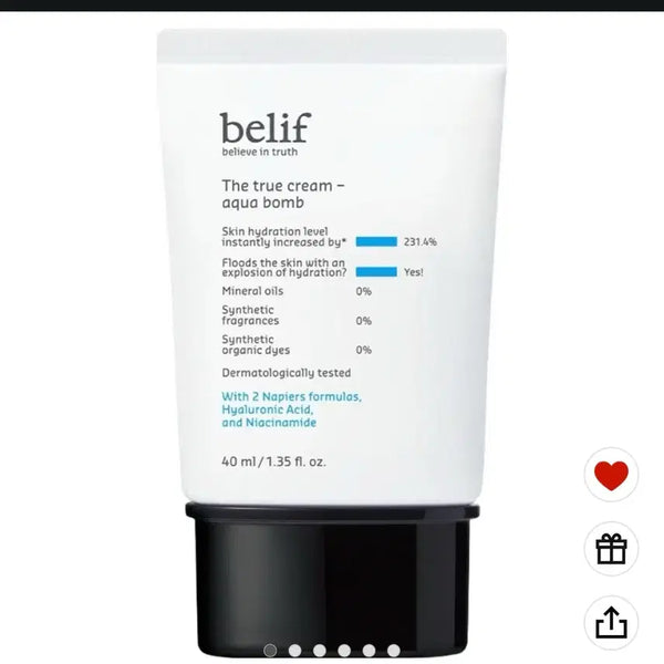 [BUNJANG] Belif The True Cream Aqua Bomb 40ml / [미개봉/새상품] 빌리프 더 트루 크림 아쿠아 밤