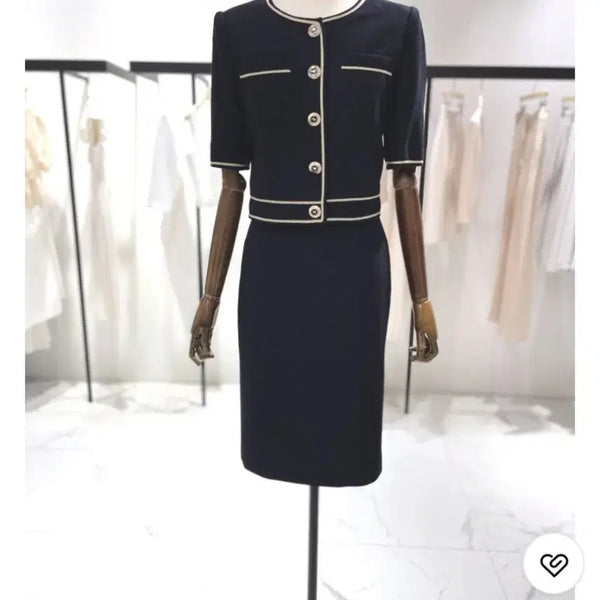 [BUNJANG] MOJO.S.FENE 24SS Tweed Setup Jacket & Skirt Set / 모조에스핀 24ss 트위드 셋업 자켓스커트세트
