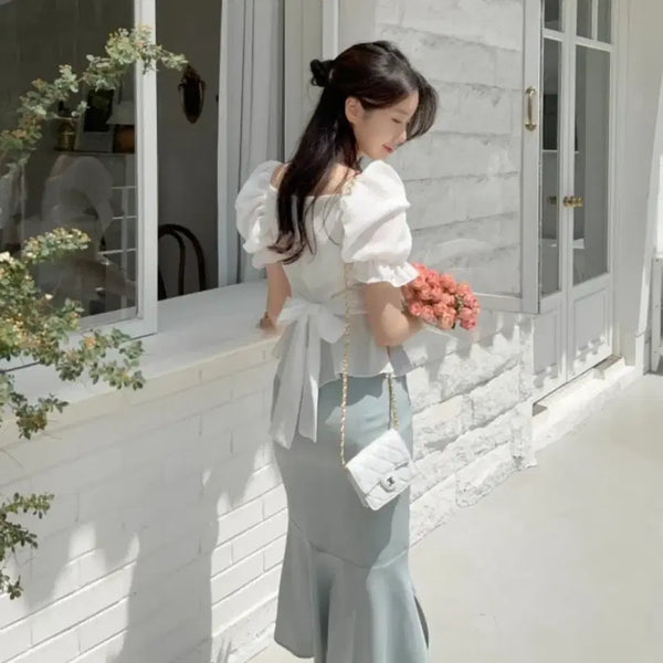 [BUNJANG] Moriroom Summer Skirt (Size S) / 새상품)모리룸 여름 스커트(s size)