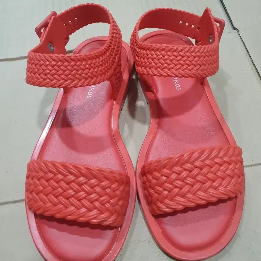 [BUNJANG] Melissa Coral Jelly Sandals (US 6 / EU 37) / 멜리사 젤리샌들 USA6 EUR37