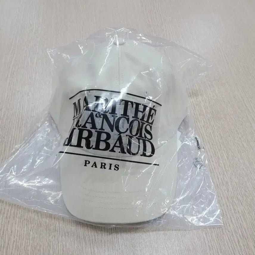 [BUNJANG] Marithe Francois Girbaud Cotton Baseball Cap Cream / 마리떼 볼캡 모자 크림