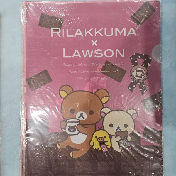 [BUNJANG] San-X Rilakkuma "Chocolate" A4 File Folder (2011) / 고전 리락쿠마 산엑스 a4파일 새상품 초코렛