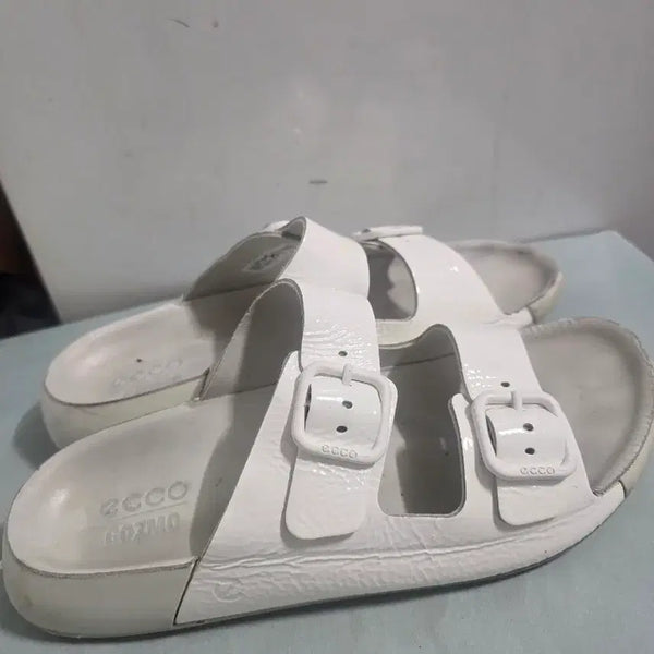 [BUNJANG] Ecco Cosmo Leather Slippers (250) / 에코 코즈모 가죽슬리퍼 250