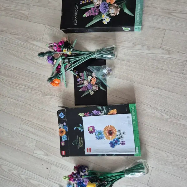 [BUNJANG] LEGO Flower Bouquet 10280, 10313 Set with Compatible 10280 Set / 레고 꽃다발 10280 10313 정품두세트 + 10280호환한세트팝니다