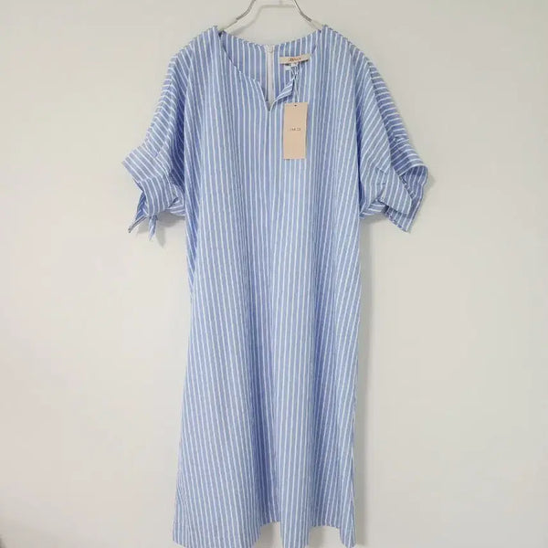 [BUNJANG] Stripe Long Summer Dress / 스트라이프  시원한 여름 원피스 새상품