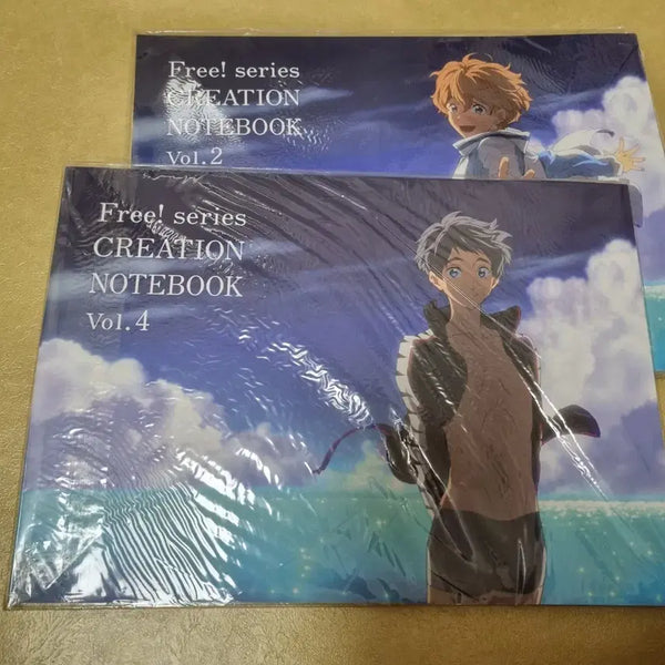 [BUNJANG] Kyoto Animation Free! Creation Book Vol. 2 & 4 / 쿄애니 free! 프리 크리에이션 북