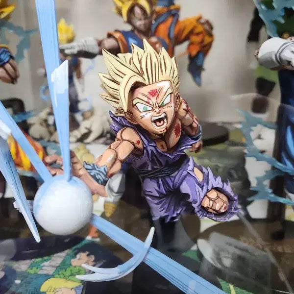 [BUNJANG] Dragon Ball GX Materia Super Saiyan 2 Son Gohan 2D Repaint Figure / 드래곤볼 피규어 gx 마테리아 초사이어인2 손오반 2d 리페인트