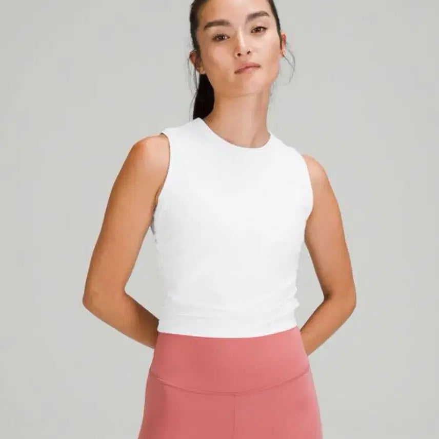[BUNJANG] Lululemon All It Takes Tank Nulu White Size 10 / 미착용) 룰루레몬 올 잇 테익스 탱크 Nulu