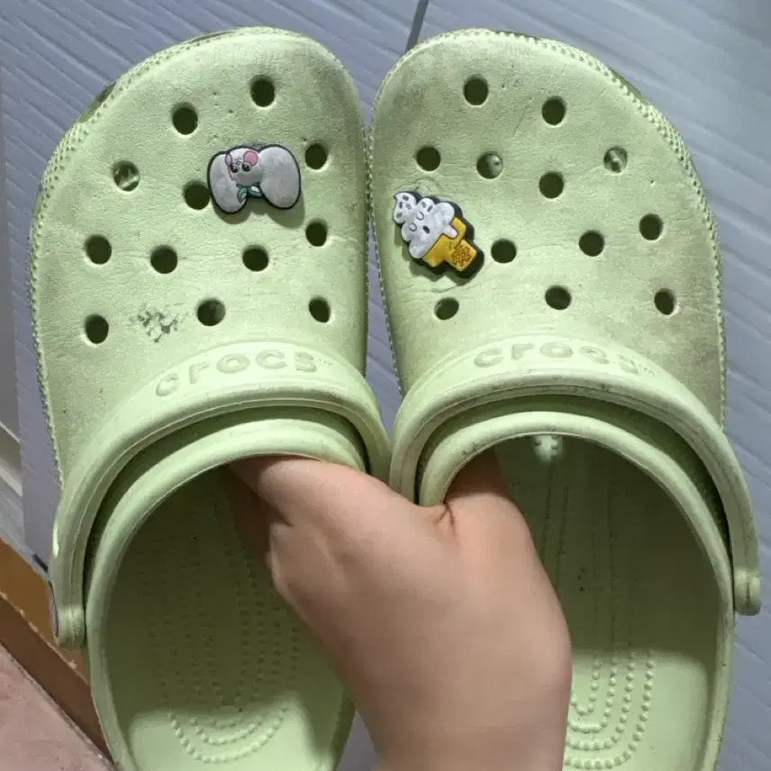 [BUNJANG] Crocs Women's Lime Green / 여성 크록스 연두색