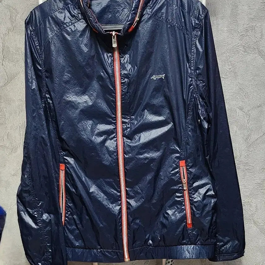 [BUNJANG] Louis Castel Navy Windbreaker Jacket / 루이까스텔 바람막이