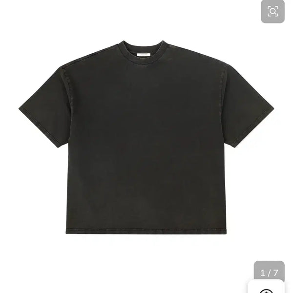 [BUNJANG] Entire Studio Heavy Box Tee Washed Black M / 엔타이어 스튜디오 헤비 박스 티 워시드블랙 m