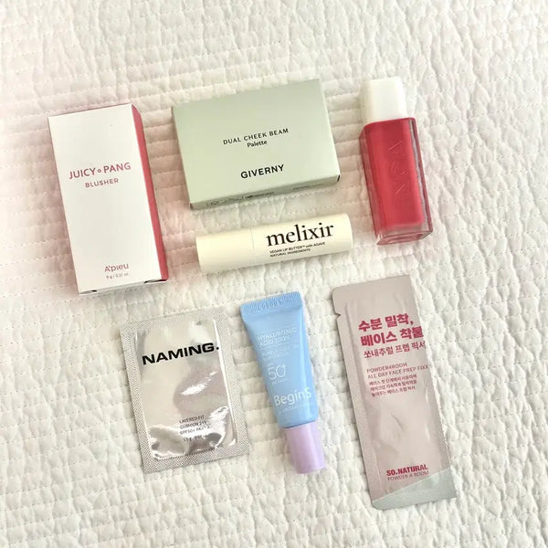 [BUNJANG] A'pieu, JIGOTT, Melixir, INGA Cosmetics Bundle / 화장품 일괄(어퓨 블러셔,지베르니 듀얼 치크빔,립제품)