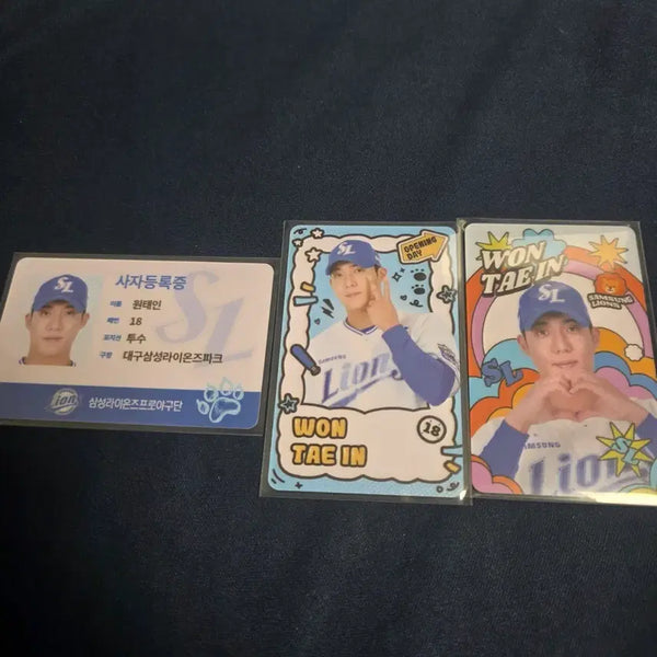 [BUNJANG] Samsung Lions Won Tae-in Photocard Bundle Set / 삼성 라이온즈 원태인 포카 일괄 판매