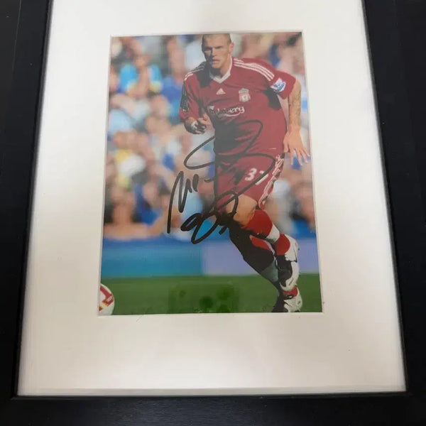 [BUNJANG] Liverpool Martin Škrtel Autographed Football Framed Display / 리버풀 마틴 스케르텔 축구 친필 싸인 + 액자 보관