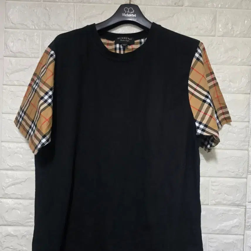 [BUNJANG] Burberry Black Round Neck Shirt L / 버버리 블랙 라운드셔츠 L