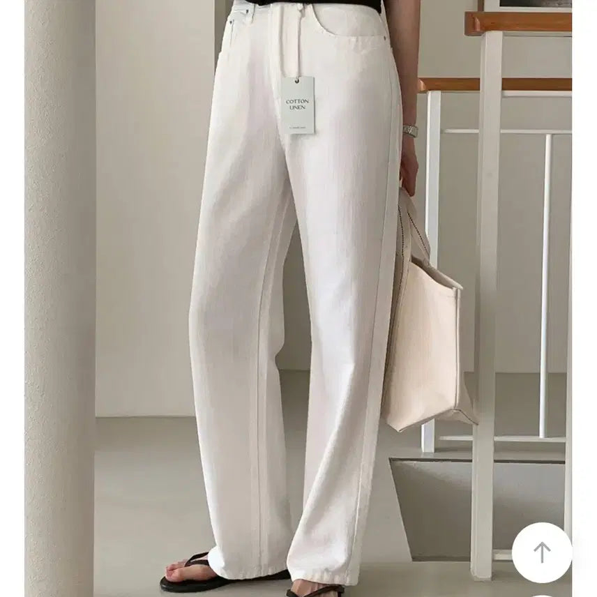 [BUNJANG] Addmore Plain Natural Summer Cotton Linen Pants Long L / 애드모어 (자체제작) mps530 플레인 내추럴 썸머 코튼 린넨 팬츠 롱