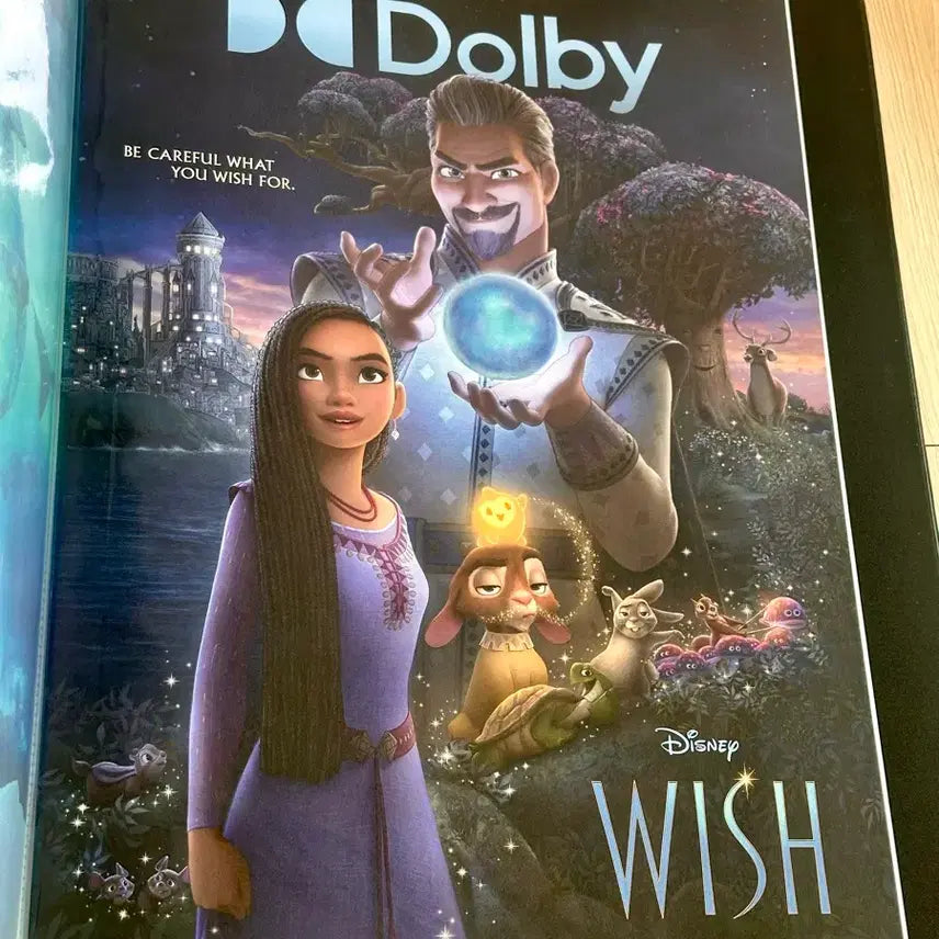 [BUNJANG] Disney Wish Dolby Cinema A3 Poster (2023 Limited Edition) / [2023초희귀한정판]영화 디즈니 위시 돌비 Dolby포스터(A3)