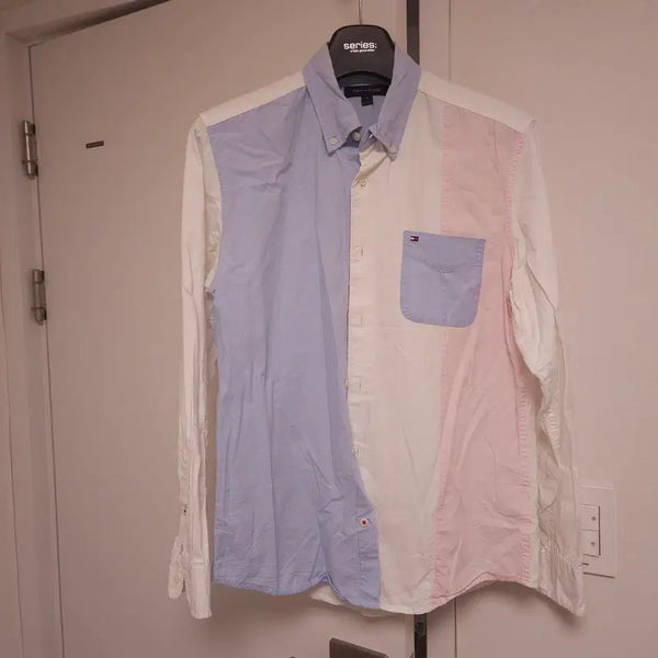[BUNJANG] Tommy Hilfiger FUN Pattern Oxford Shirt / [M] 타미힐피거 FUN 패턴 옥스포드셔츠