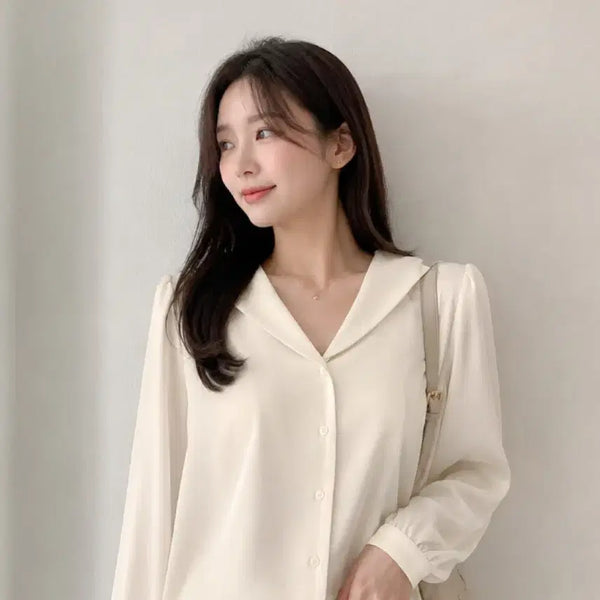 [BUNJANG] 11AM Sailor Collar Blouse 24SS / 11AM 세일러 카라 블라우스 24SS