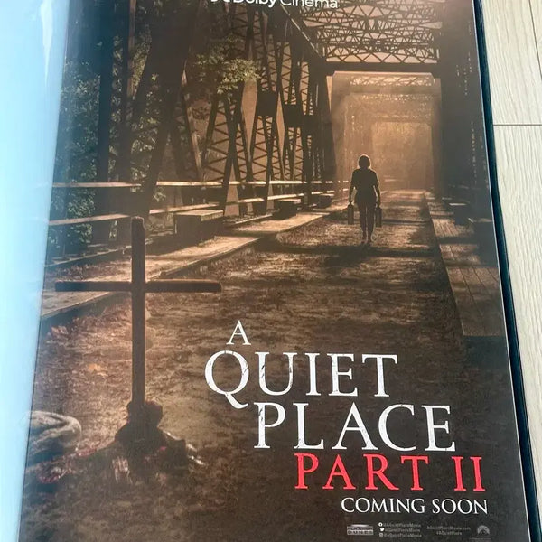 [BUNJANG] A Quiet Place Part II Dolby Premiere Screening A3 Poster / [초희귀한정판]영화 콰이어트플레이스2 돌비 프리미어상영회 포스터(A3)