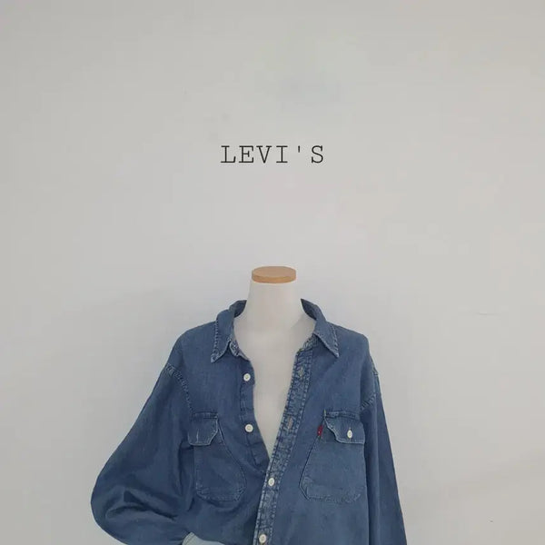 [BUNJANG] Levi's Denim Shirt - Medium Blue / 세일)No.26070116 리바이스 데님 셔츠 청색