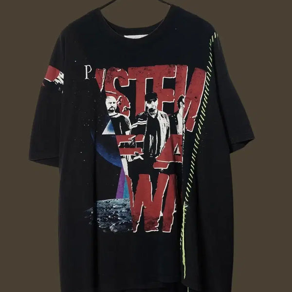 [BUNJANG] DISCOVERED Stitch Band T-Shirt / DISCOVERED 디스커버드 스티치 밴드 티셔츠