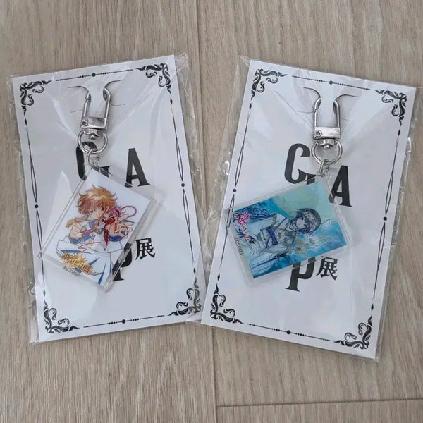 [BUNJANG] CLAMP Exhibition Melon Ticket Special Keychain Set (2 Types) / 클램프전 멜론티켓특전 키링 2종 일괄