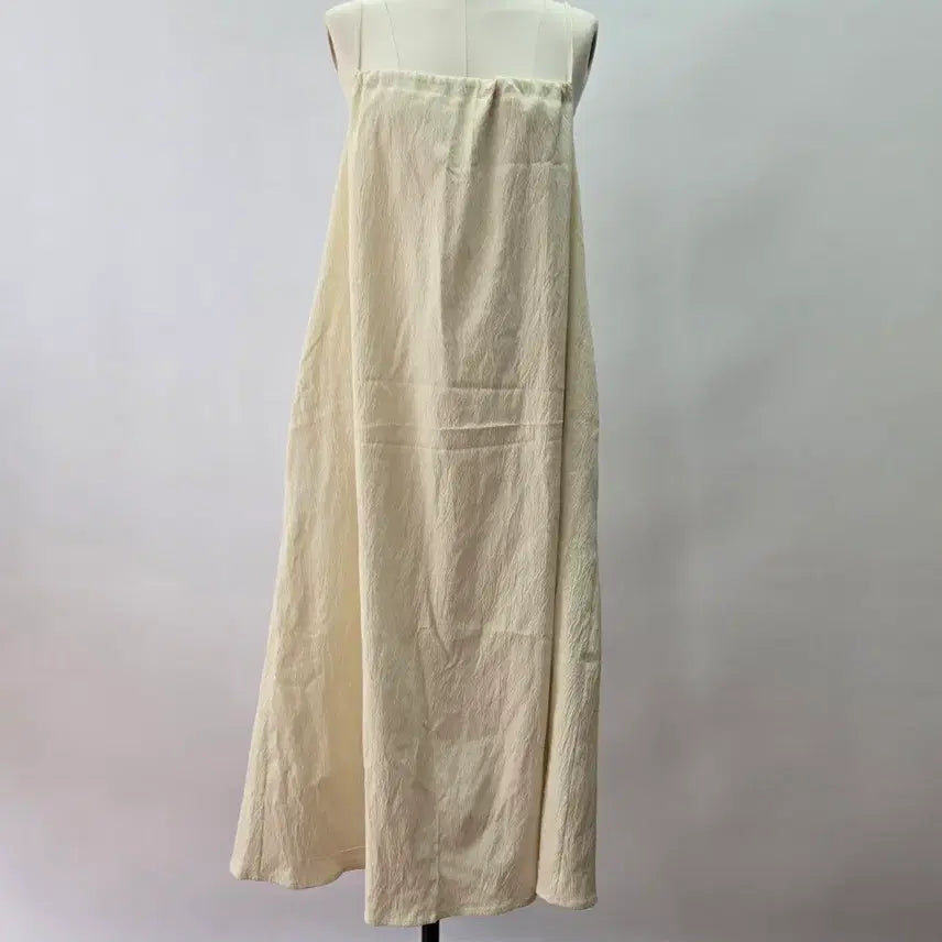 [BUNJANG] Strap Maxi Dress Ivory / 1650 끈 원피스 휴양룩 아이보리 F