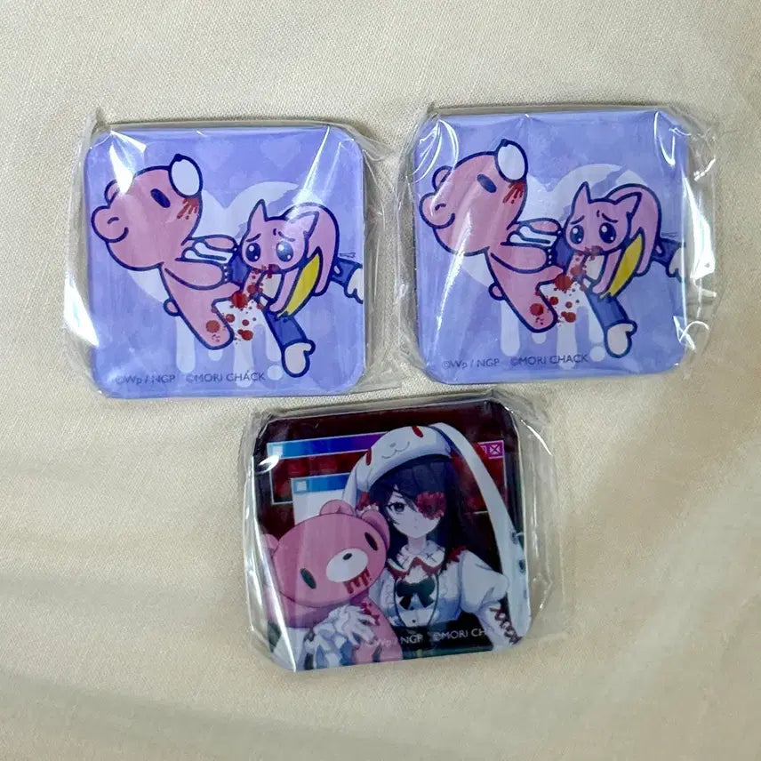 [BUNJANG] Needy Girl Overdose x Gloomy Bear Acrylic Magnet Set / 니디걸오버도즈 x 글루미베어 아크릴 마그넷 3종