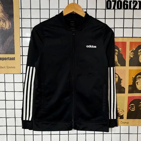 [BUNJANG] Adidas Track Top Jacket Black White Size S / 아디다스 트랙탑 블랙 화이트 삼선 S 0706