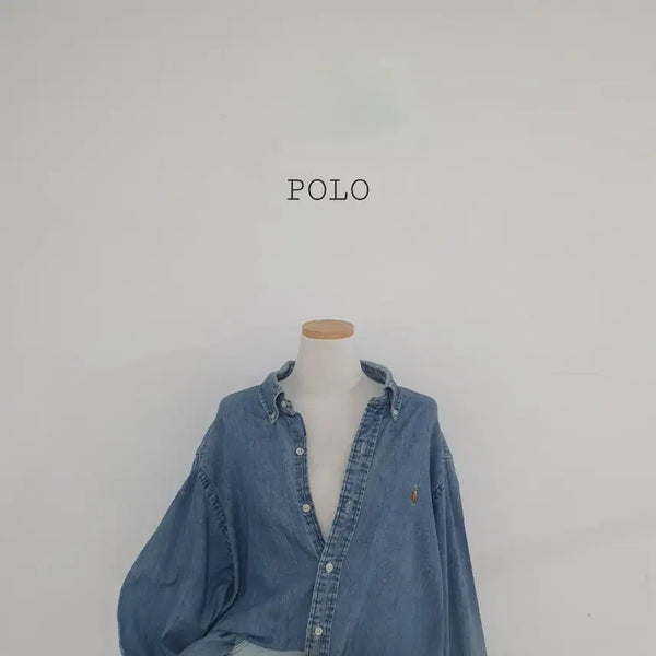 [BUNJANG] Polo Ralph Lauren Denim Shirt (XL) / No.26070202 폴로 랄프로렌 데님 셔츠