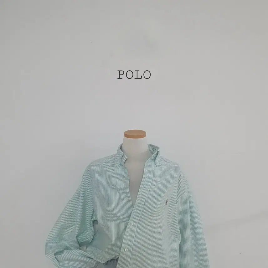 [BUNJANG] Polo Ralph Lauren Striped Oxford Cotton Shirt (Mint Condition) / No.26070203 폴로 랄프로렌 스트라이프 셔츠 민트