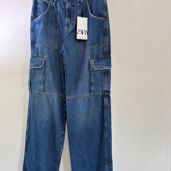 [BUNJANG] Zara Cargo Denim Pants / ZARA 카고 데님 팬츠