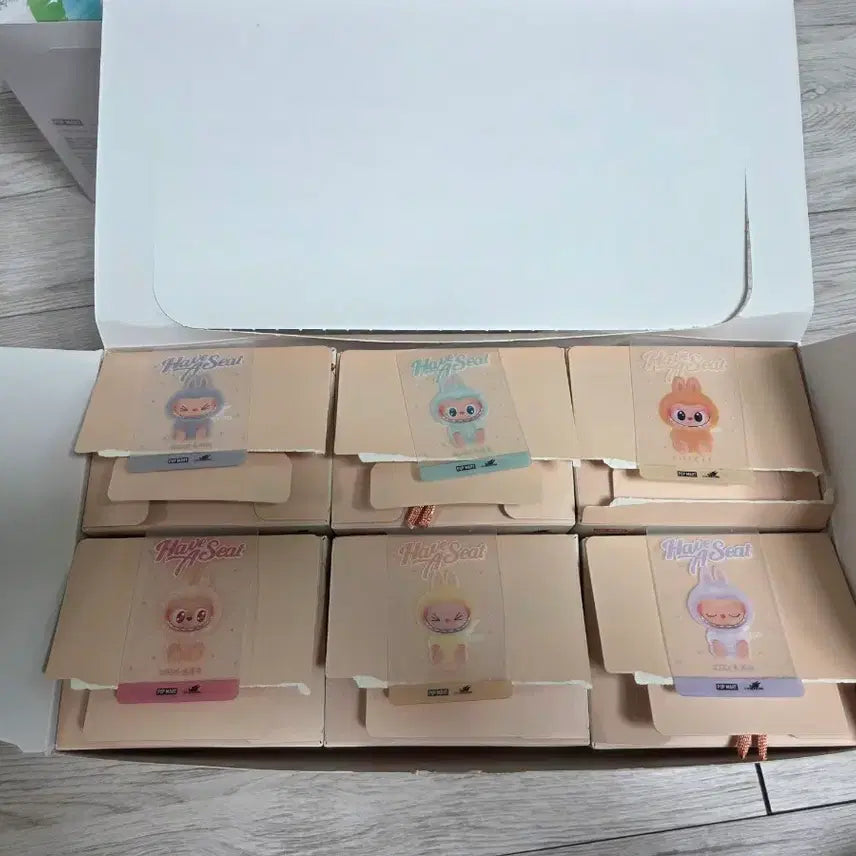 [BUNJANG] Pop Mart Labubu "Let's Play With Me" Series Doll Open Box (Set of 6) / 팝마트 라부부 나랑 같이 놀자 인형 시리즈 개봉박스 (6개입)