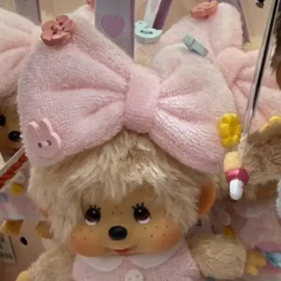 [BUNJANG] Hong Kong Limited Edition Monchhichi Keychain / <2점 한정/당일발송/정품/새상품/최저가> 홍콩 한정판 몬치치 키링 여아