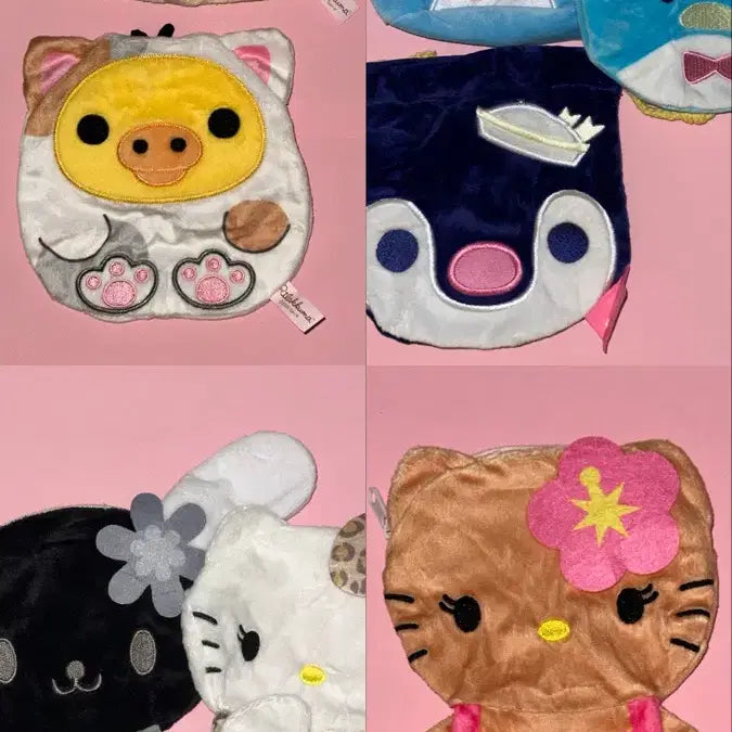 [BUNJANG] Sanrio Pouch Gacha Bundle Set / 일괄) 리락쿠마 헬로키티 우사하나 핑구 산리오 포셰트 가챠 파우치