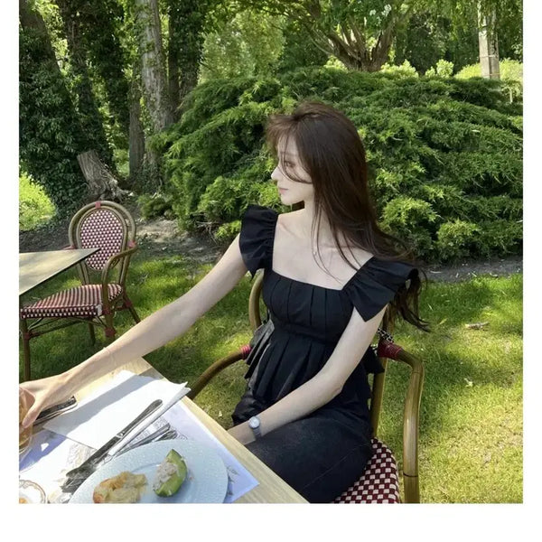 [BUNJANG] Labelle Blanc Aubert Pleated Blouse S / 라벨르블랑 오베르 주름 블라우스 s (새상품, 택X)
