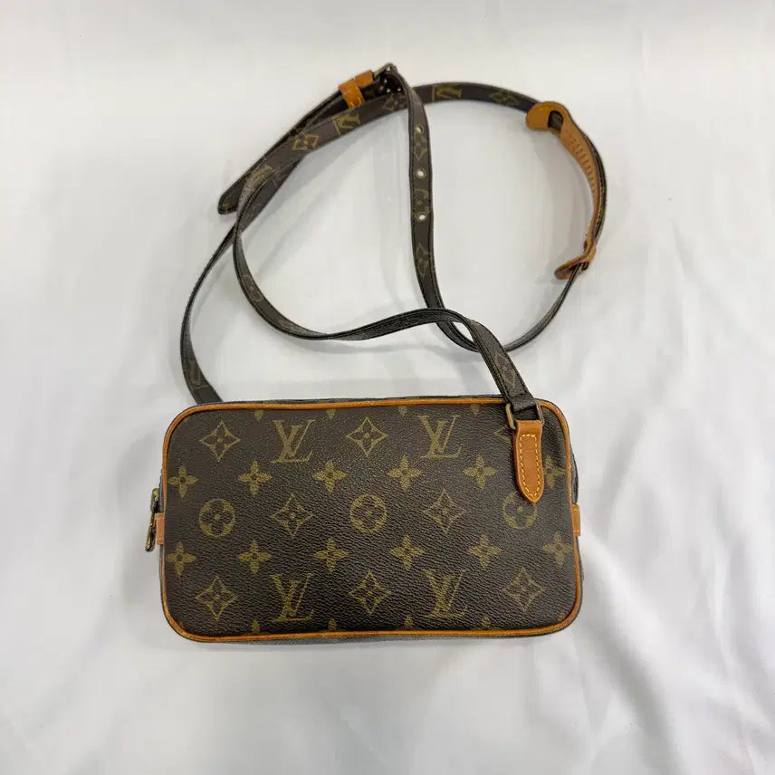 [BUNJANG] Louis Vuitton Monogram Malletage Bandouliere Crossbody Bag / 루이비통 모노그램 말리반도니에르 크로스백