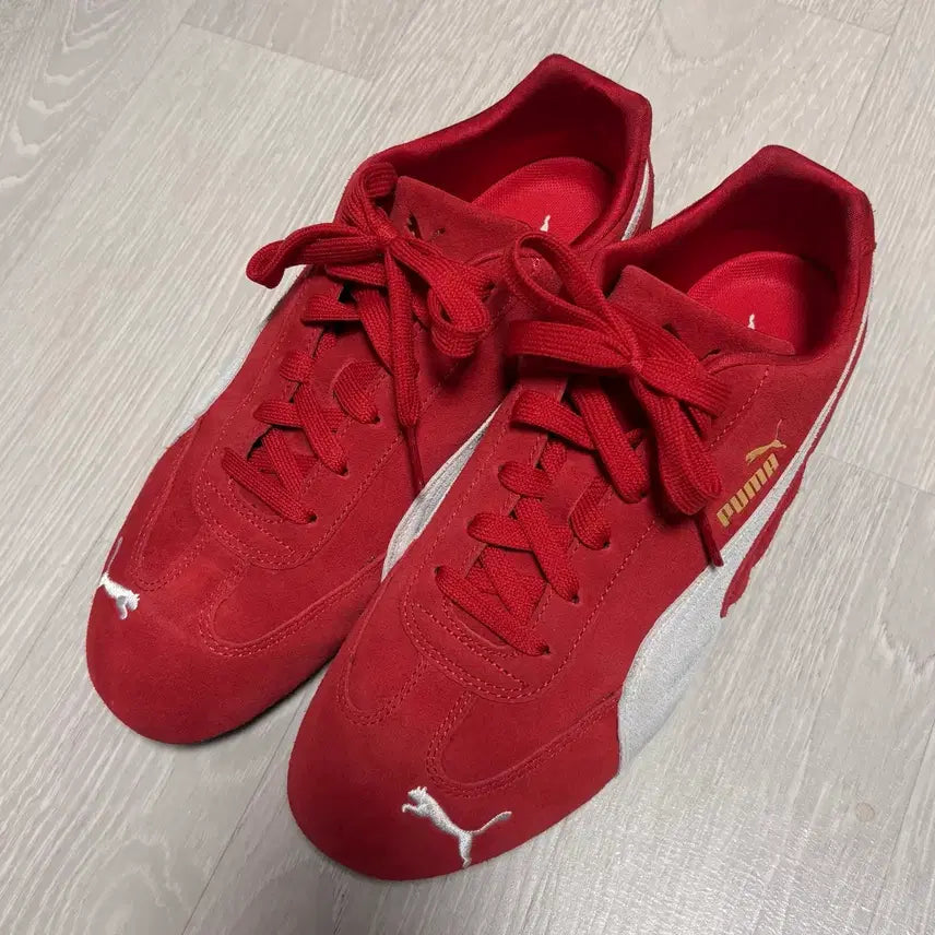 [BUNJANG] Puma Speedcat OG Red Sneakers / 푸마 퓨마 스피드캣 OG 레드 260