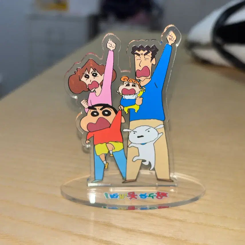 [BUNJANG] Crayon Shin-chan Chocobi Family Acrylic Stand Figure / 초코비 한정 짱구가족 아크릴 스탠드 피규어