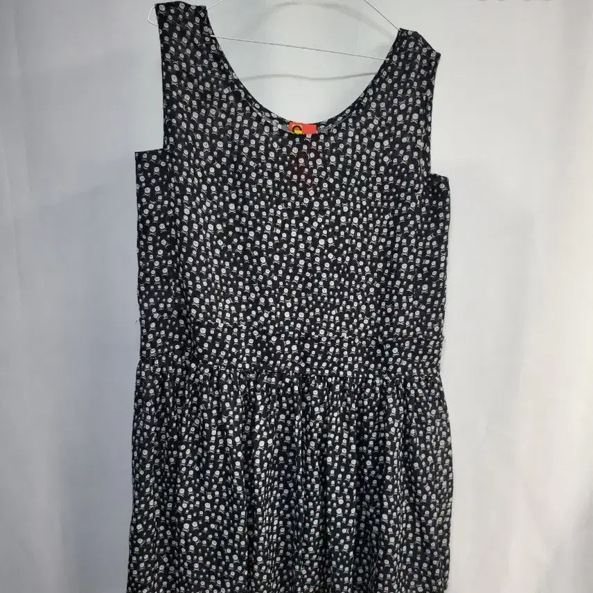 [BUNJANG] Lucky Chouette Skull Print Dress / 럭키슈에뜨 해골무늬 원피스 F(50-98)
