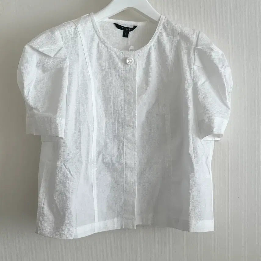 [BUNJANG] Lookast Puff Sleeve Blouse White / (새상품) 룩캐스트 블라우스