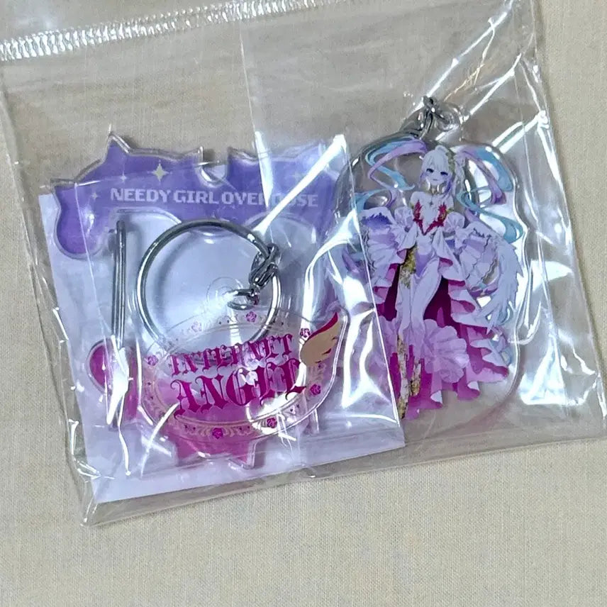 [BUNJANG] Needy Streamer Overload GiGO Collaboration Chouten-chan Acrylic Carabiner Keychain / 니디걸오버도즈 GiGO 콜라보 쵸텐쨩 아크릴 카라비너 키링