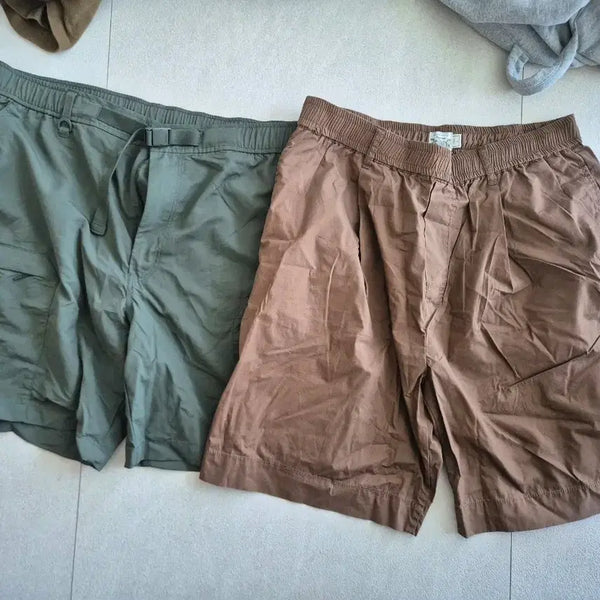 [BUNJANG] Big Union Brown Shorts / 반바지/숏팬츠 (브라운) 빅유니온