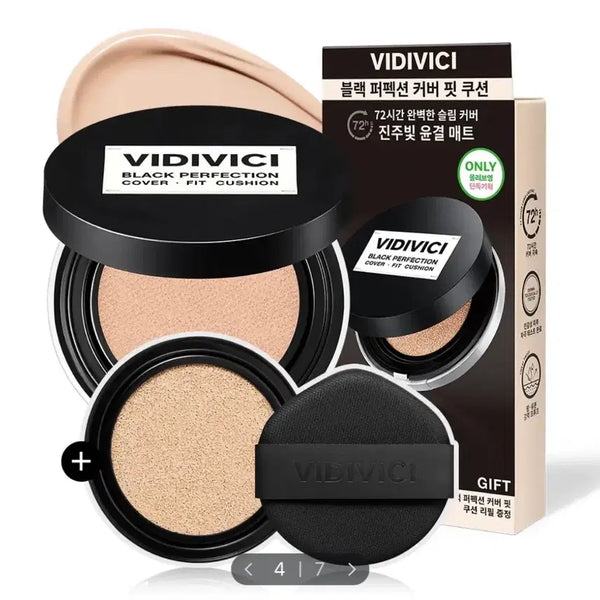 [BUNJANG] VIDIVICI Black Perfection Cover Fit Cushion Refill 21N / 비디비치 블랙 퍼펙션 커버 핏 쿠션 리필 21N