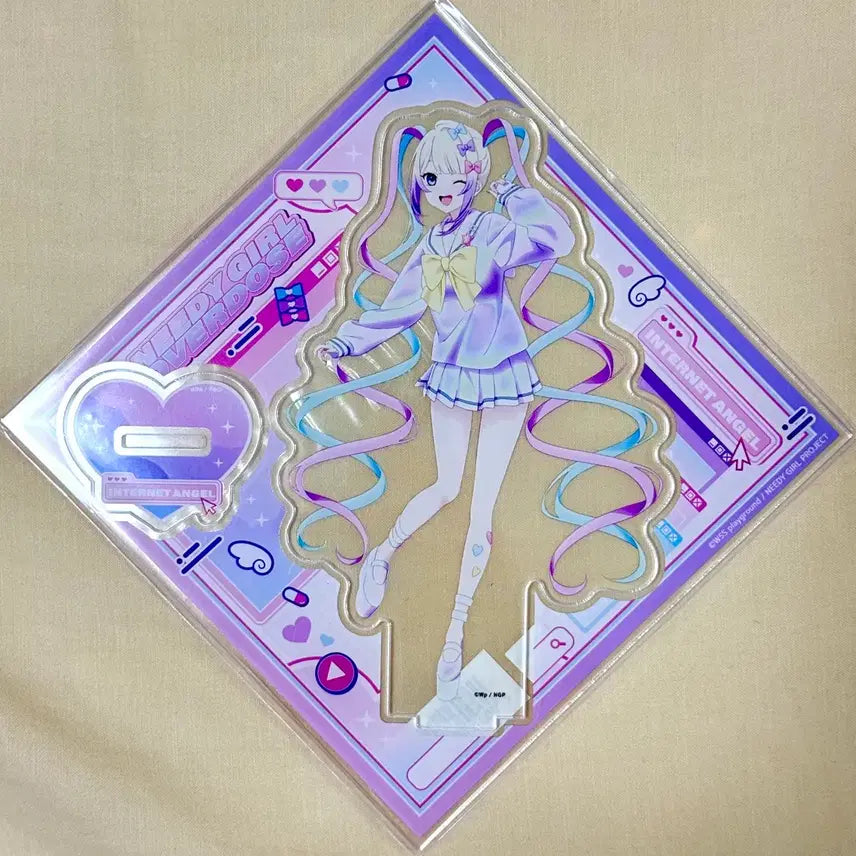 [BUNJANG] Needy Girl Overdose Choutensan Internet Angel Acrylic Stand / 니디걸오버도즈 쵸텐쨩 인터넷 엔젤 아크릴 스탠드