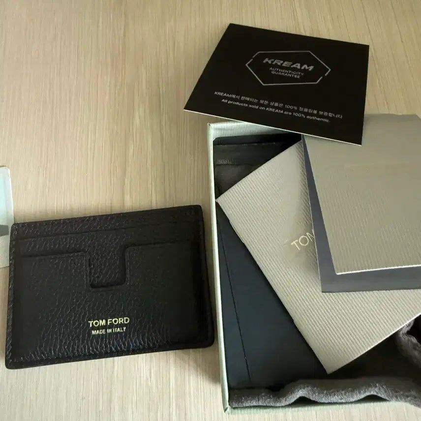 [BUNJANG] Tom Ford Grain Leather Card Holder / 톰포드 그레인 레더 카드지갑