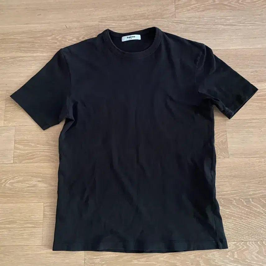 [BUNJANG] 8 Seconds T-Shirt Black (Set of 2) / 8세컨즈 티셔츠 S 블랙 2개