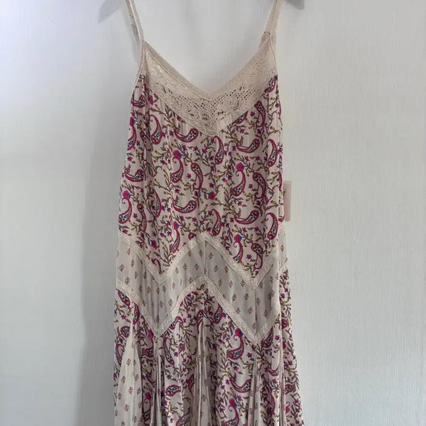 [BUNJANG] Paisley Sleeveless Mini Dress / 페이즐리 민소매 원피스